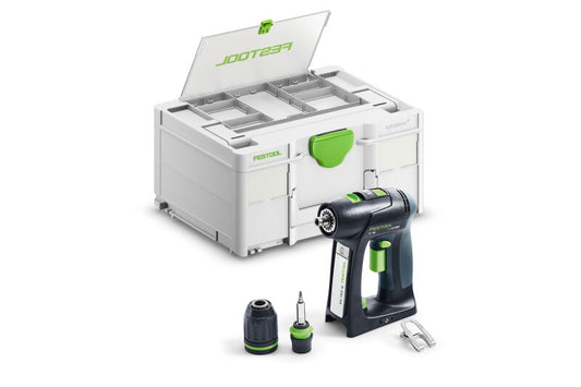 Festool 577620 C 18 Cordless Drill BASIC Tool Only with Systainer3