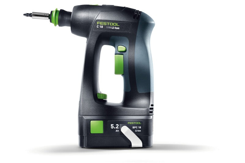 Festool 577619 C 18 Cordless Drill Bluetooth HighPower 4.0Ah Kit with Systainer3