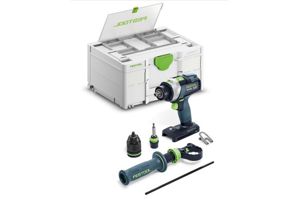 Festool 577627 QUADRIVE TPC 18/4 Cordless Hammer Drill BASIC Tool Only with Systainer3
