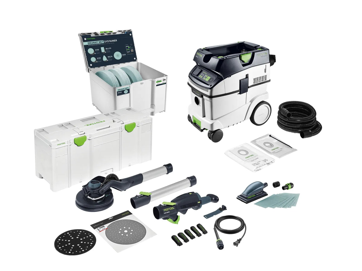 Festool 579566 PLANEX LHS 2 225 Drywall Sander Starter Set