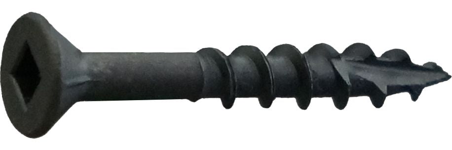 Daggerz Dagger-Lok™ Square Flat Head Wood Screws | Black Oxide