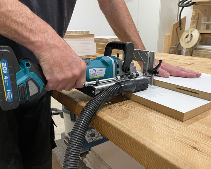 Virutex ABB311 Cordless Groove Jointer with 2 Batteries and Charger