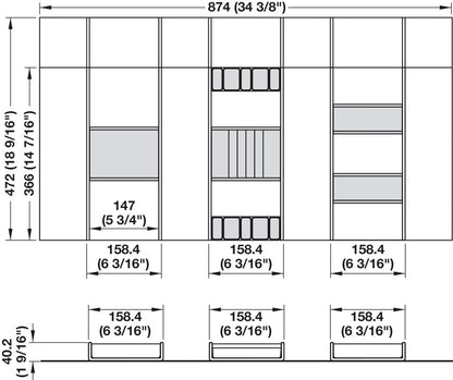 TAG Contour Jewelry Organizer, Drawer Organization System