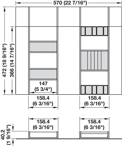 TAG Contour Jewelry Organizer, Drawer Organization System
