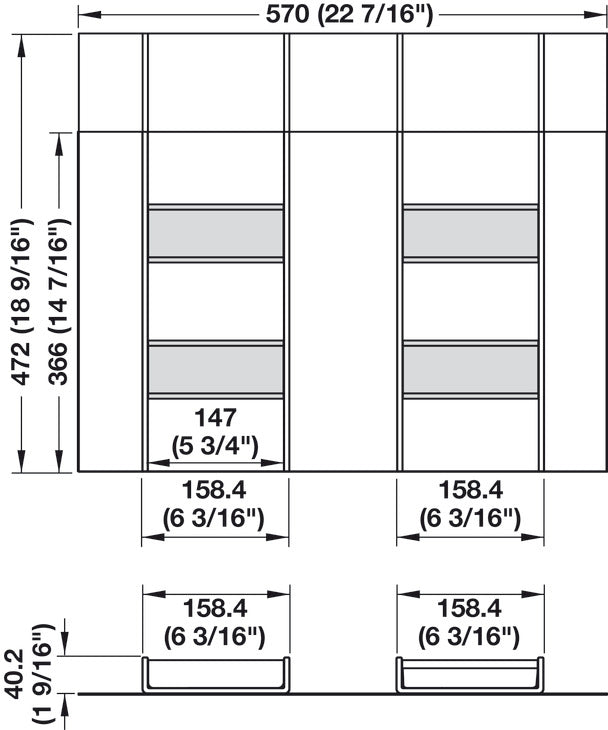 TAG Contour Sunglasses Organizer, Drawer Organization System