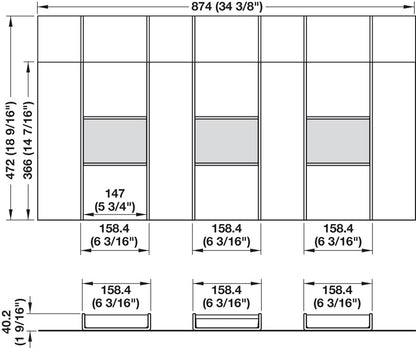 TAG Contour Tie & Belt Organizer, Drawer Organization System