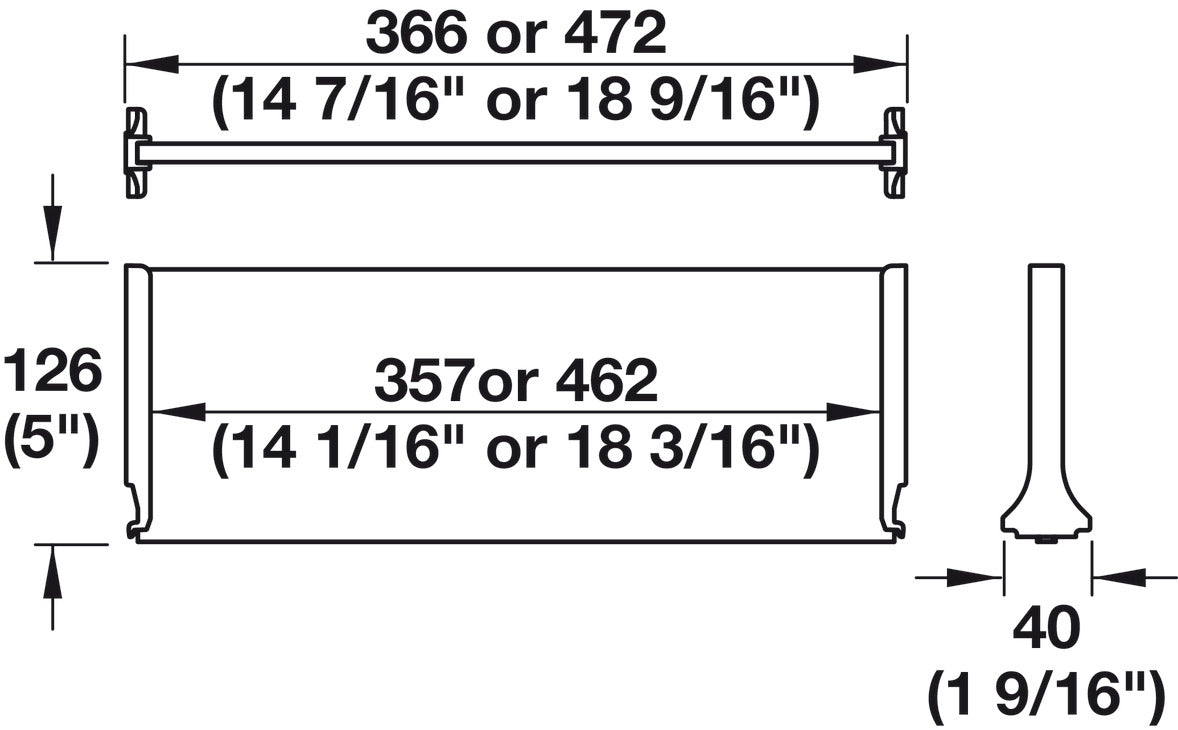 TAG Contour 5" Divider, Drawer Organization System