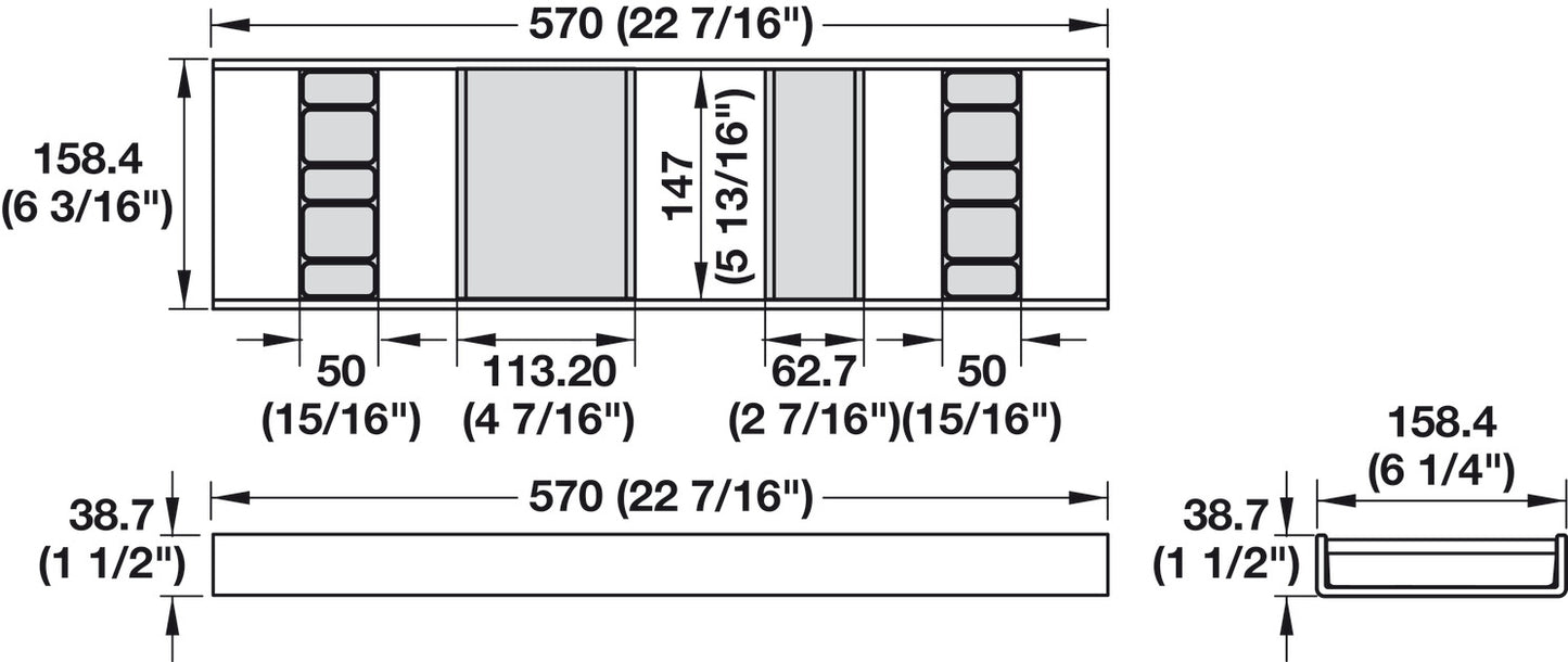 TAG Contour Top Tray, Drawer Organization System