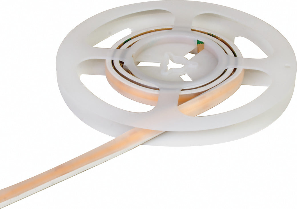 Hafele Loox5 1305 COB Complete Silicone LED Strip Light, Tunable White 2-Wire, High Intensity, 24V