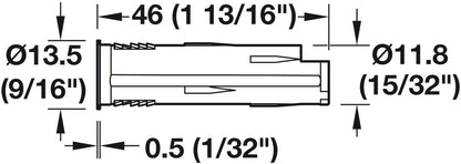 Hafele On/Off Dimming Sensor Switches, Touch dimmer, surface or recess mounted, modular