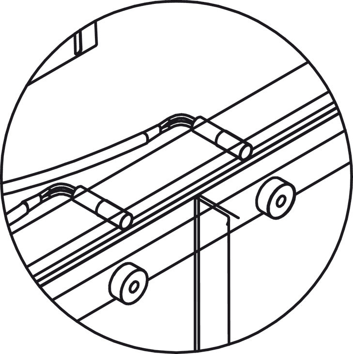 Hafele Loox Magnetic Reed Light Switch, with 4-Pin Plug for Switch Port