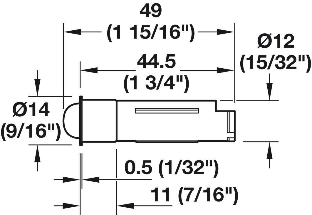 Hafele Loox Adjustable Motion Detector, Modular Design