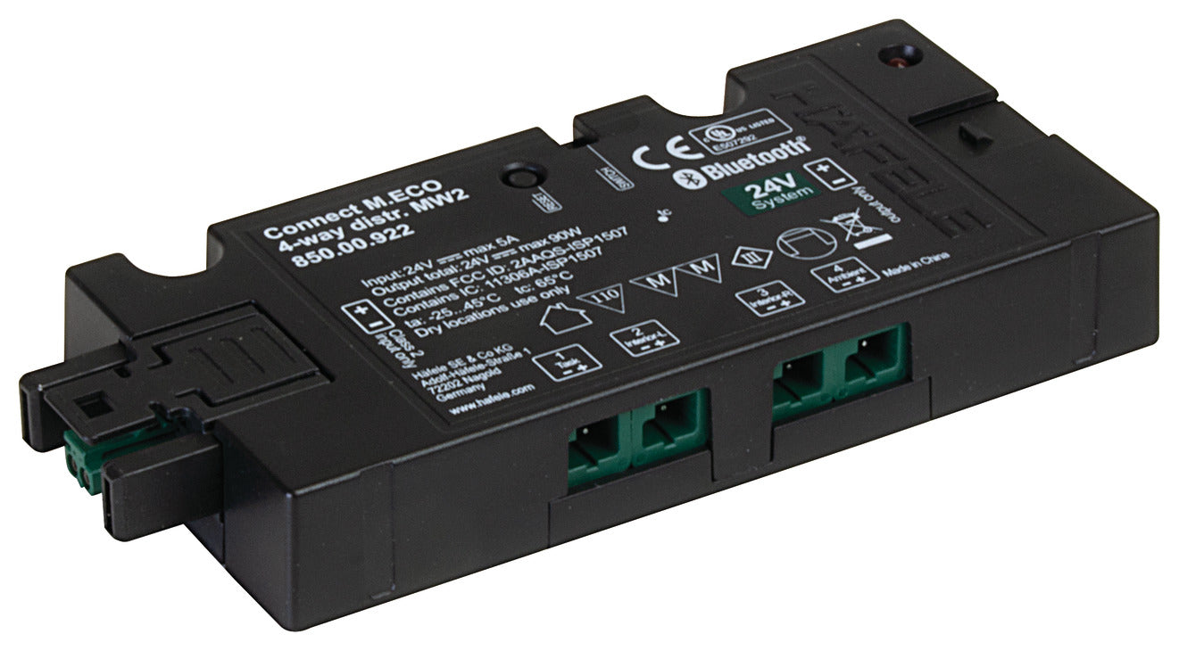 Hafele Loox5 Connect Mesh Distributor for Multi-White (2-wire), 4-port, 24V