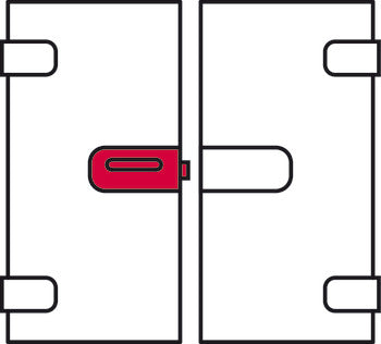 GLASS DOOR LOCK RONDO DORMA GLASS SS