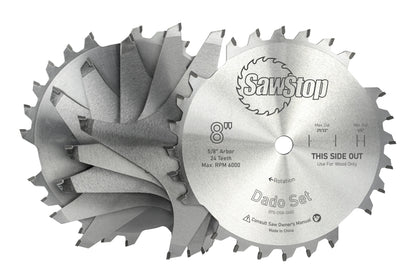 Sawstop 8” Premium Dado Set
