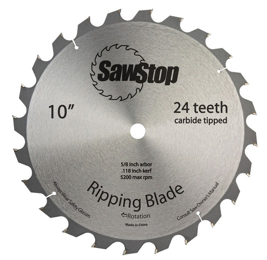 Sawstop 24-Tooth Ripping Table Saw Blade