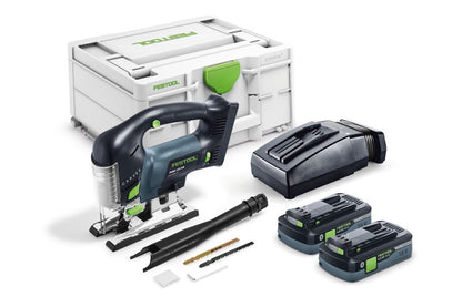 Festool 576535 Carvex PSBC 420 EB Cordless Jigsaw Bluetooth 4.0Ah Kit with Systainer3