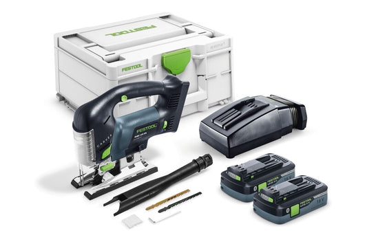 Festool 576535 Carvex PSBC 420 EB Cordless Jigsaw Bluetooth 4.0Ah Kit with Systainer3