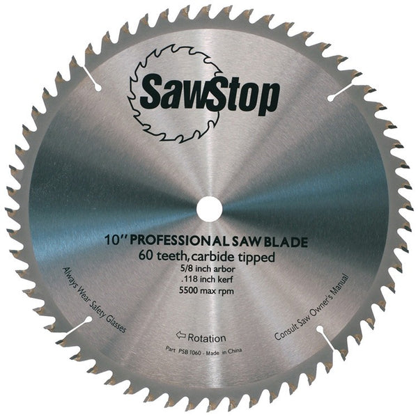 Sawstop 60-Tooth Combination Table Saw Blade