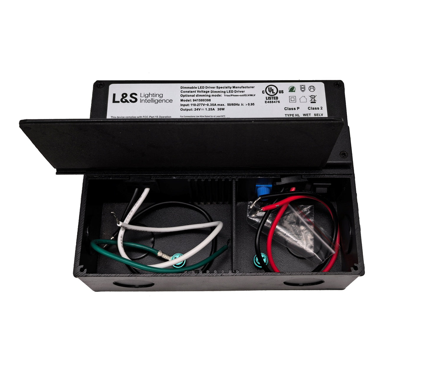 L&S Lighting Dimming LED Driver with Junction Box
