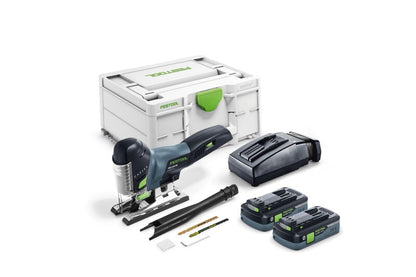 Festool 576527 PSC 420 EB Cordless Carvex Jigsaw Bluetooth 4.0Ah Kit with Systainer3