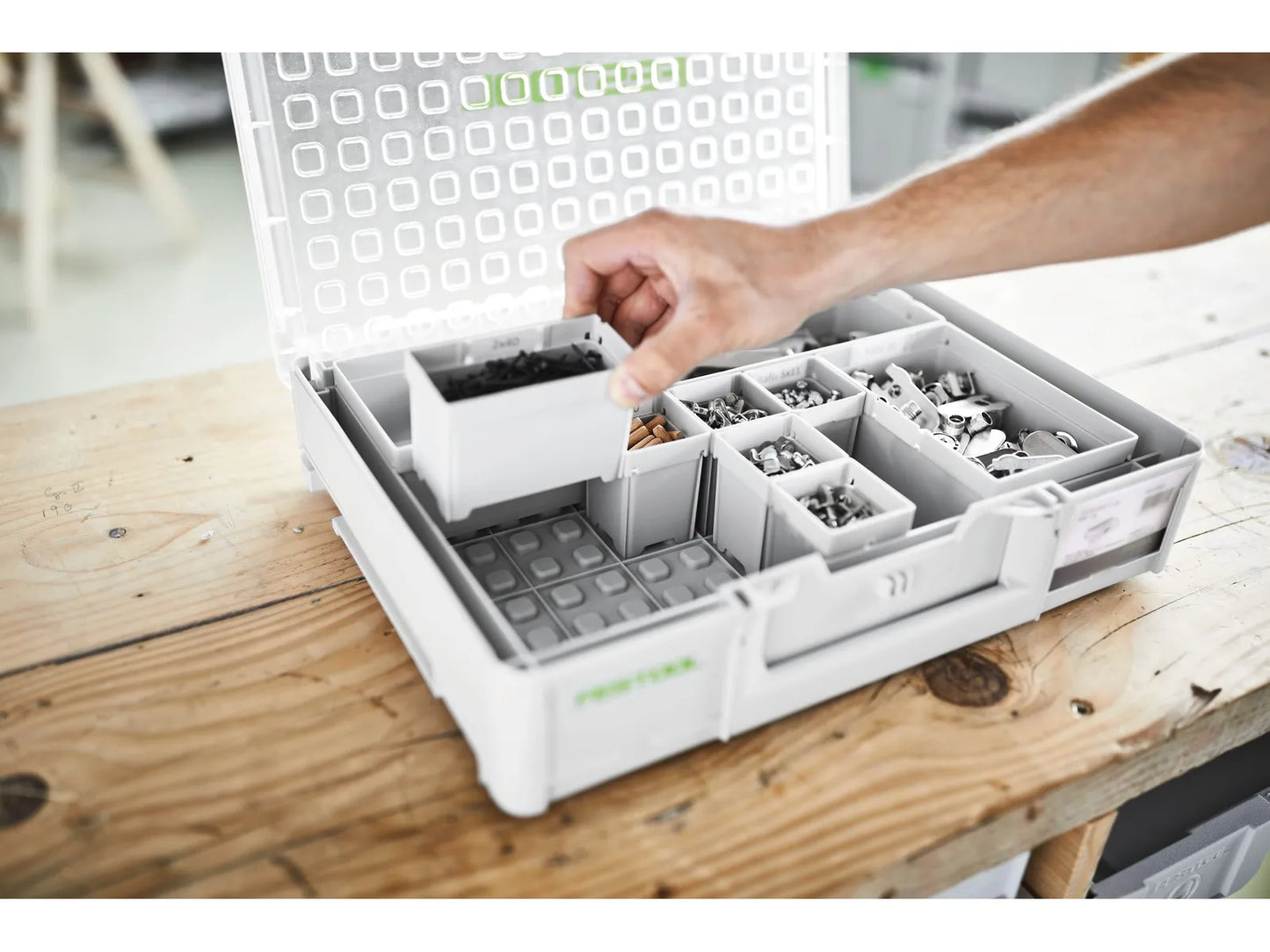 Festool 204862 Systainer3 Large Narrow Organizer Container, 2 Pack