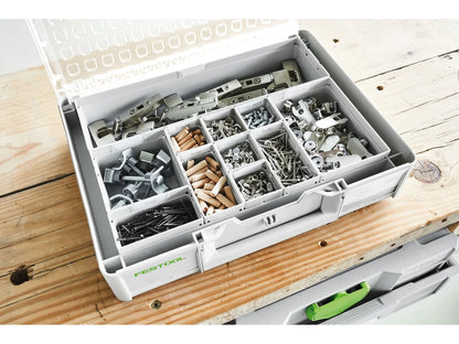 Festool 204863 Systainer3 Large Square Organizer Container, 6 Pack