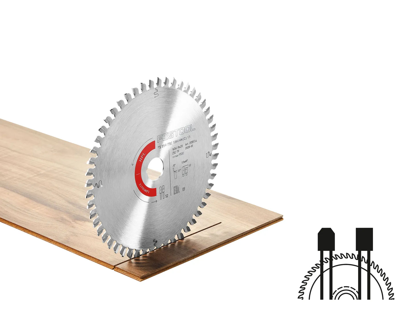 Festool 205562 Laminate/HPL 52 Tooth Saw Blade