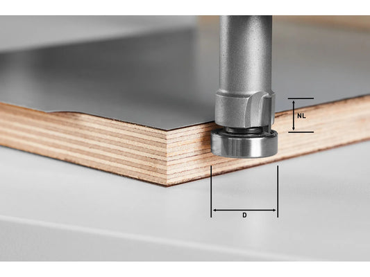 Festool 490565 Edge Trimming Cutter HW/KLS D22/8-OFK