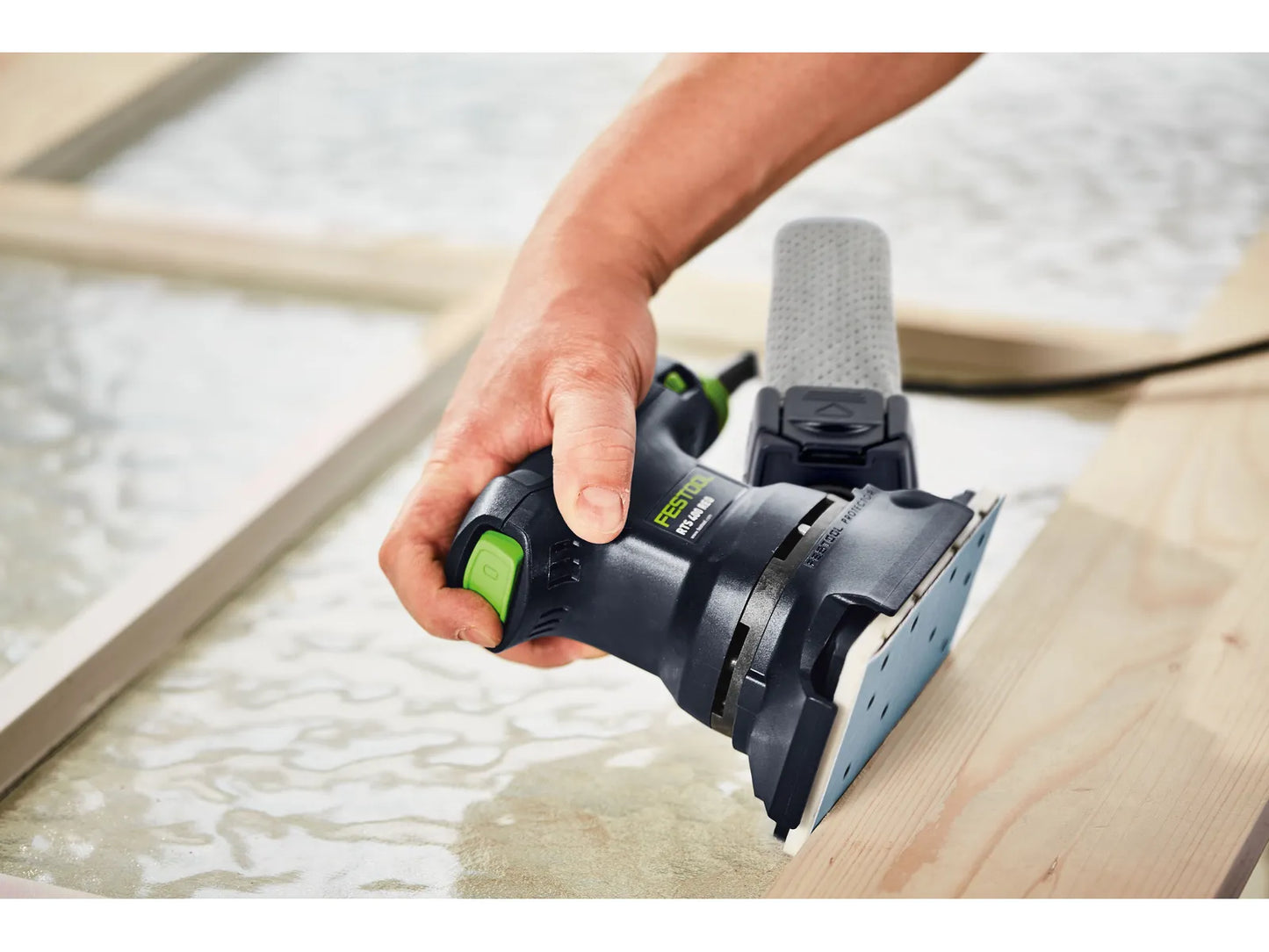 Festool Granat Rectangle Sandpaper for RTS 400/LS 130 Sanders, 10 Pack