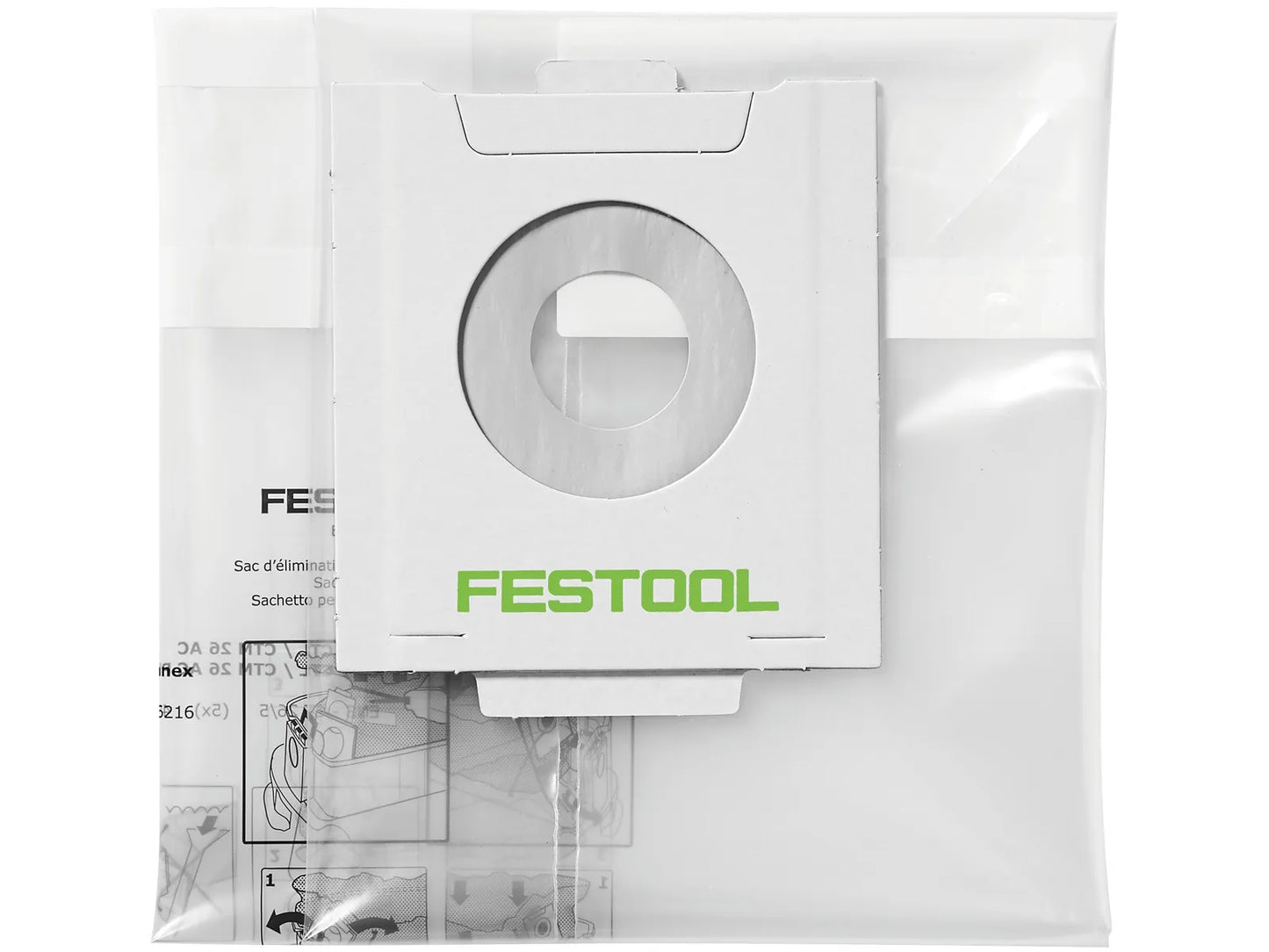 Festool 497540 Disposable Dust Liners for CT 48 AutoClean, 5 Pack
