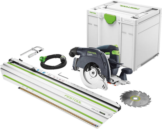 Festool HK 55EQ Carpentry Saw Plus with T-Loc Systainer³ and FSK 420 Track