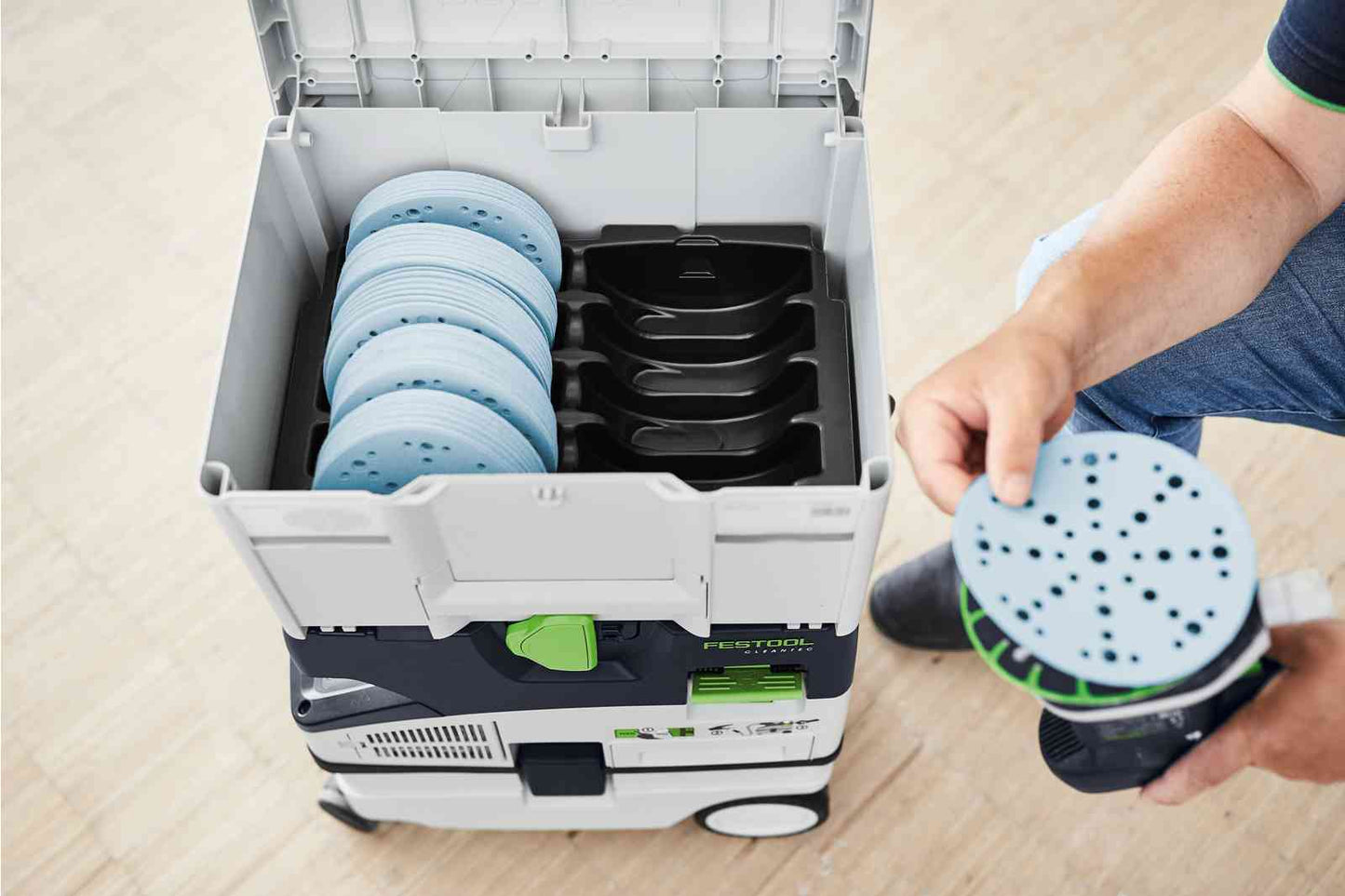 Festool 576785 SYS-STF SYS3 Systainer for 150mm (6") Abrasives