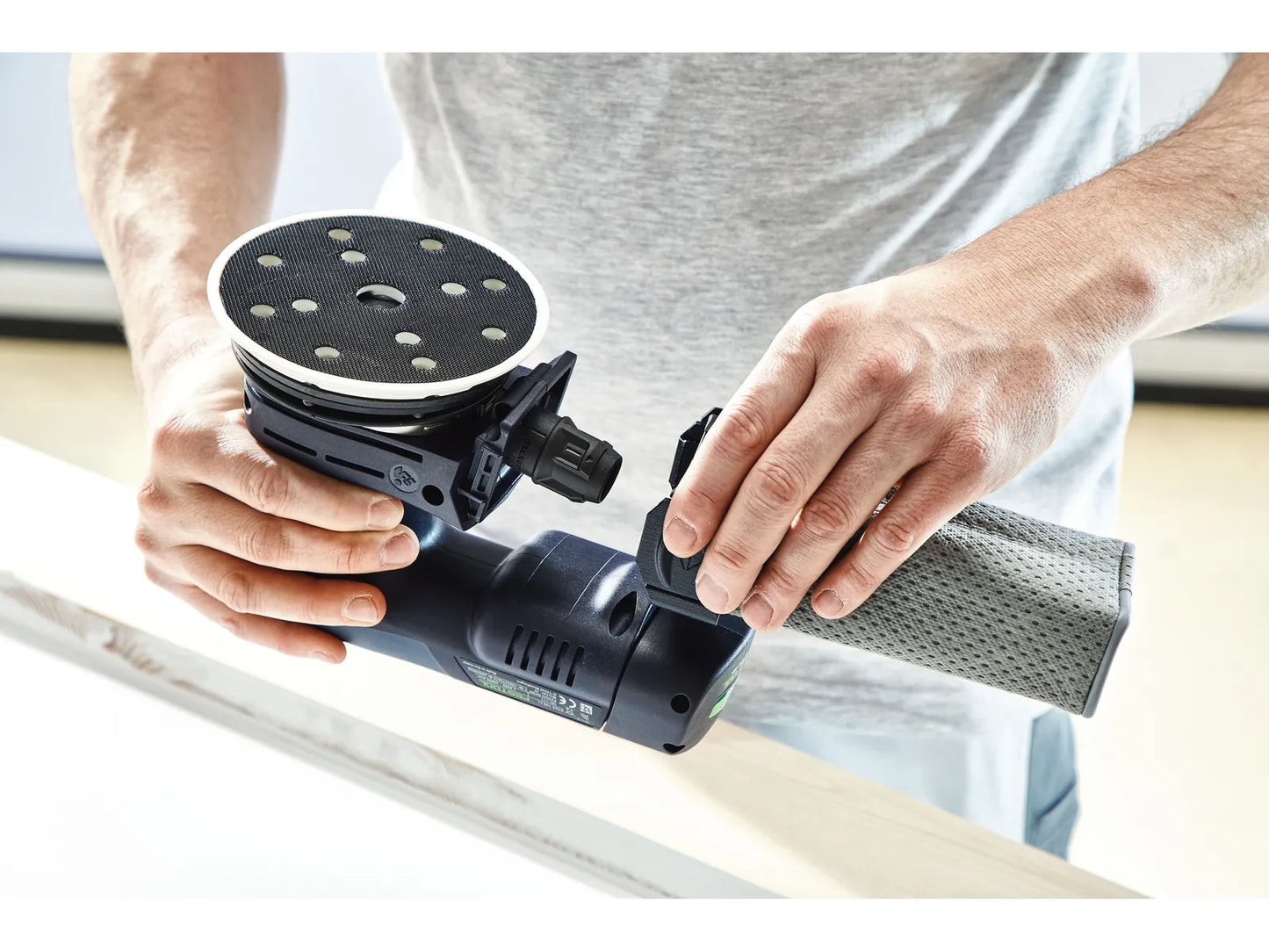 Festool 576822 ETSC 125-Basic Brushless Cordless Random Orbital Sander with Systainer3