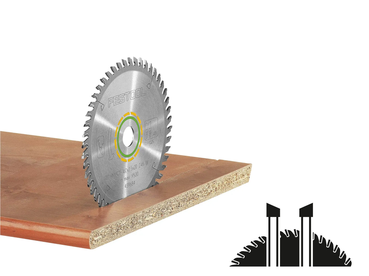 Festool 576928 60-Tooth 216mm Diameter Laminate Circular Saw Blade