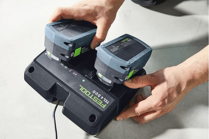 Festool 577018 Quick Double Battery Charger TCL 6 DUO