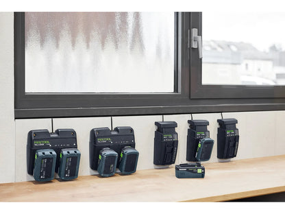 Festool 577108 Dual 4.0Ah Battery Pack and TCL 6 DUO Charger Energy Set with Systainer3