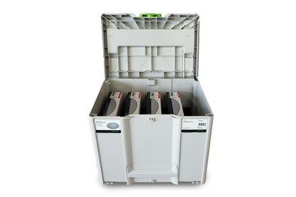 Festool 577111 Granat Disc Sandpaper Abrasive Assortment, 80-220 Grit, for PLANEX, in Systainer3