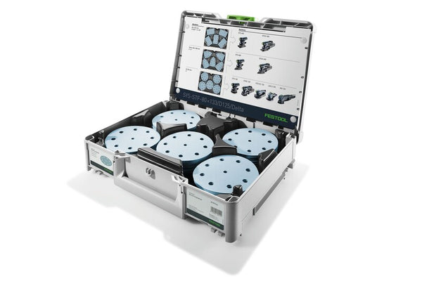 Festool 577126 Granat Disc Sandpaper Abrasive Assortment, 60-220 Grit, for 125mm (5