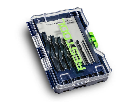 Festool 577483 BKS D 1/8''-1/2'' CE/W/7 Brad Point Drill Bit Set