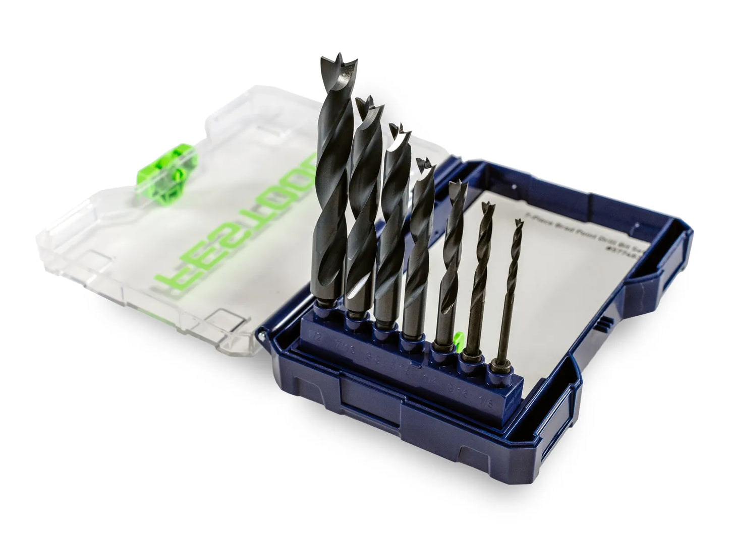 Festool 577483 BKS D 1/8''-1/2'' CE/W/7 Brad Point Drill Bit Set