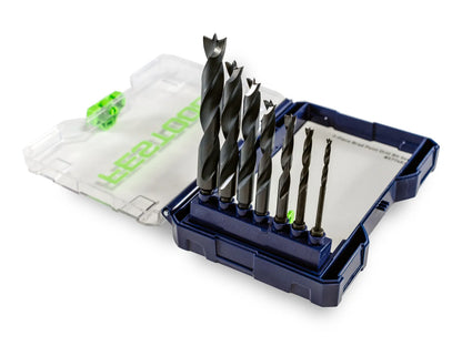 Festool 577483 BKS D 1/8''-1/2'' CE/W/7 Brad Point Drill Bit Set
