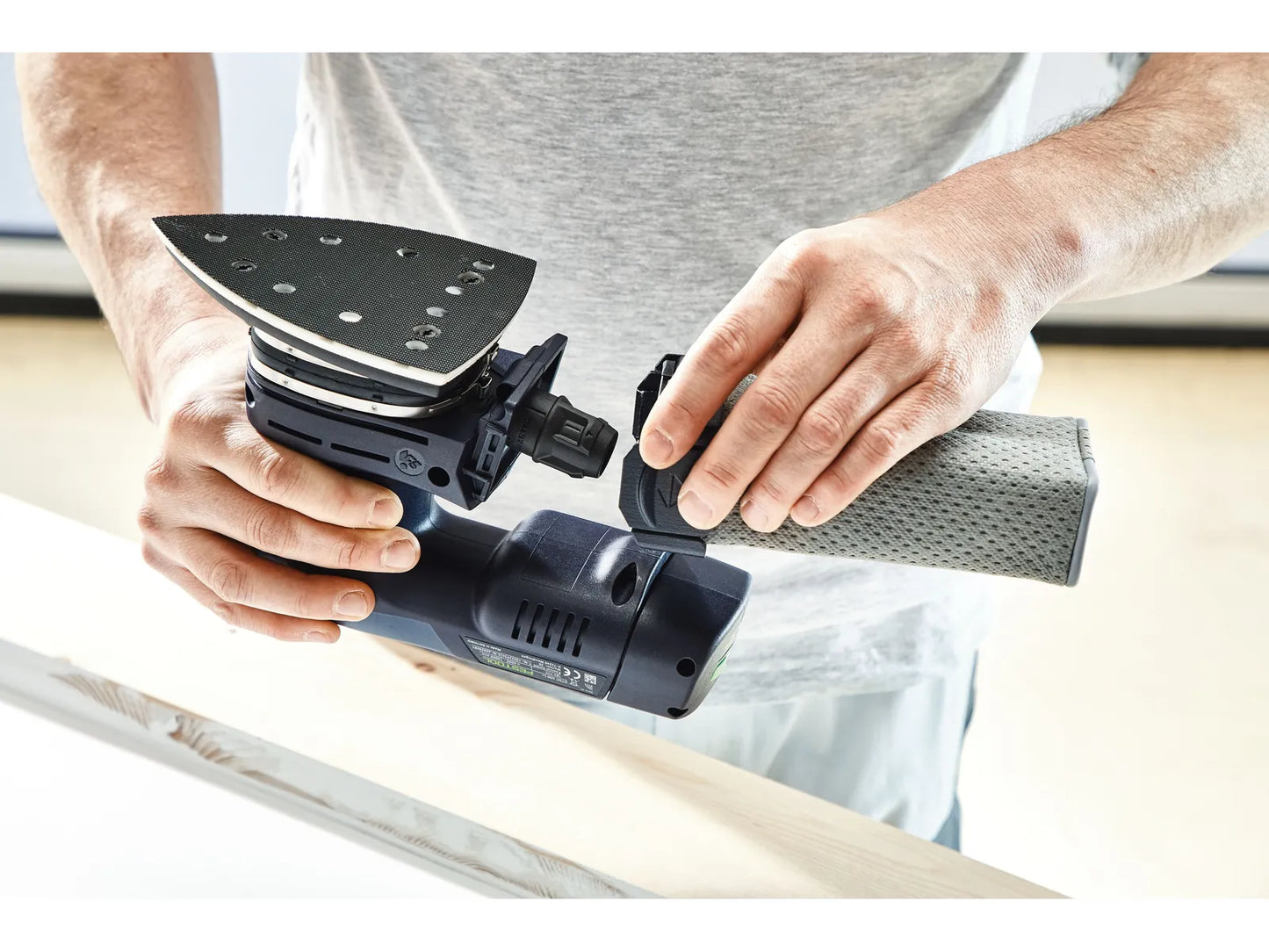 Festool 577512 DTSC 400 18V Brushless Hybrid Cordless Finish Orbital Sander BASIC with Systainer3