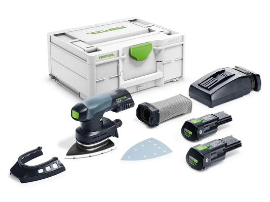 Festool 577513 DTSC 400 18V Brushless Hybrid Cordless Finish Orbital Sander Bluetooth 3.1Ah PLUS with Systainer3