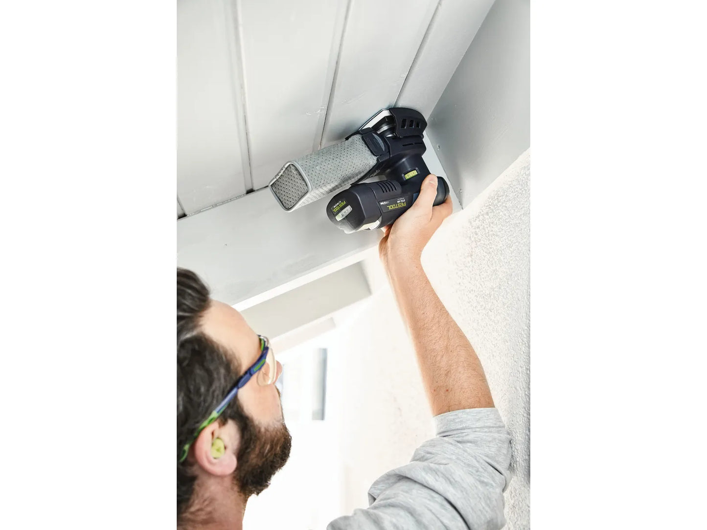 Festool 577513 DTSC 400 18V Brushless Hybrid Cordless Finish Orbital Sander Bluetooth 3.1Ah PLUS with Systainer3