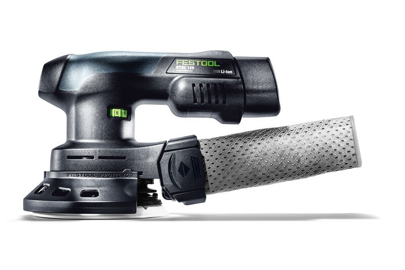 Festool 577691 ETSC 125 18V Brushless Hybrid Cordless Random Orbital Sander 125mm (5"), Bluetooth 3.0Ah SET