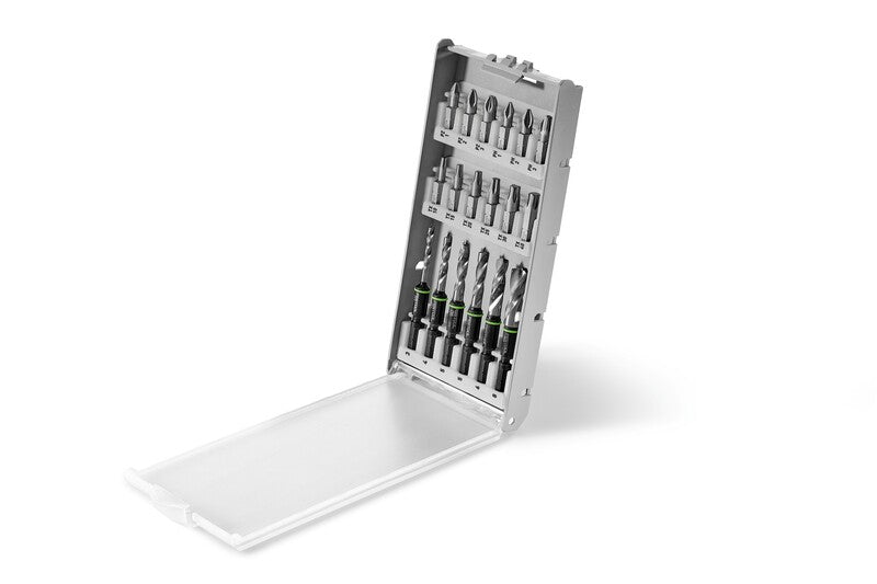 Festool 577779 18-Piece Drill Bit Set BKS SYS3 D3-8 K CE/W F