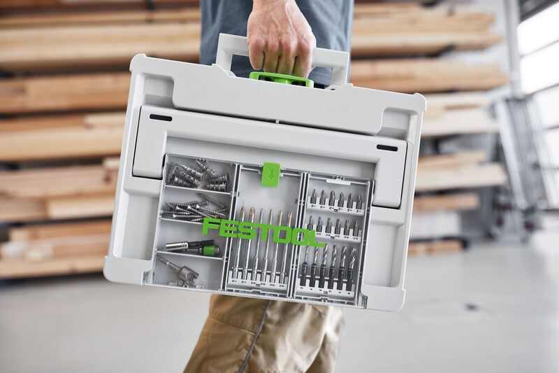Festool 577779 18-Piece Drill Bit Set BKS SYS3 D3-8 K CE/W F