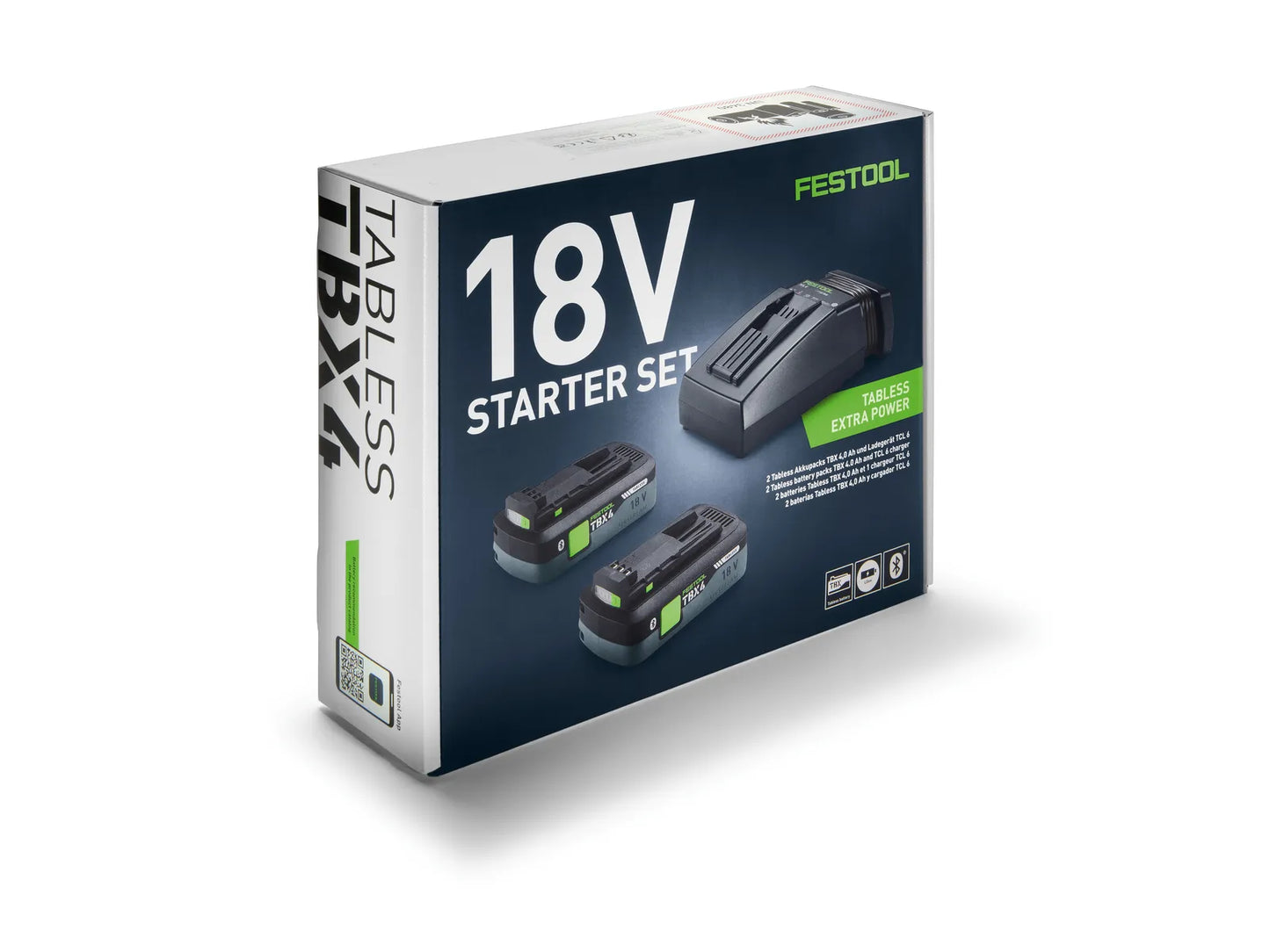 Festool 578733 Starter Set 18V 2x TBX 4 Tabless Batteries + TCL 6 Charger