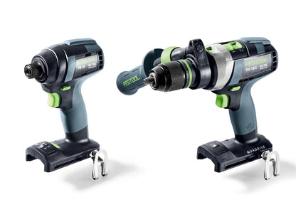 Festool 578830 TID 18 + TPC 18 Cordless Impact Driver & Hammer Drill Basic Set